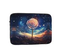 WZYWHJ Lollipop in The Starry Sky Housse antichoc pour ordinateur portable 10" pour homme et femme, voyage d'affaires, école, bureau, usage quotidien