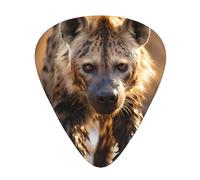 Wzywhj Lone Hyena Médiator de guitare avec prise en main facile pour ukulélé, guitare acoustique et électrique, médiators de guitare 12