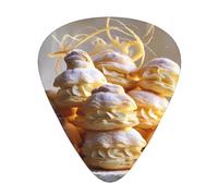 Wzywhj Lot de 12 médiators à prise en main facile pour votre basse, ukulélé, guitare acoustique et électrique Crème