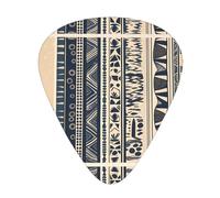 Wzywhj Lot de 12 médiators imprimés avec illustration des peuples africains, prise en main facile, ukulélé, guitare électrique ou acoustique