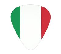 Wzywhj Lot de 12 médiators imprimés drapeau de l'Italie, prise en main facile, pour ukulélé, guitare électrique ou acoustique