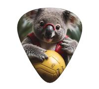 Wzywhj Lot de 12 médiators imprimés Koala coquin, prise en main facile à tenir dans les mains, ukulélé, guitare électrique ou acoustique