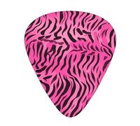 Wzywhj Lot de 12 médiators Zebra Tiger Léopard Rose Prise en main facile pour votre basse, ukulélé, guitare acoustique et électrique
