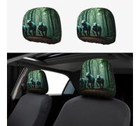 WZYWHJ Lot de 2 housses de coussin universelles Motif trois dinosaures
