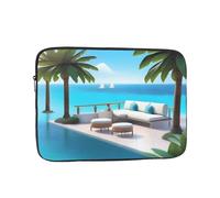 WZYWHJ Love Island on The S Housse résistante aux chocs pour ordinateur portable 15" pour homme et femme, voyage d'affaires, école, bureau, usage quotidien