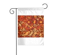 Wzywhj Magnifique image de tournesol drapeau de jardin d'été double face décoration cour 30,5 x 45,7 cm