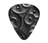 Wzywhj Médiator de guitare à texture de motif - Prise en main facile - Sensation confortable - Ukulélé - Guitare acoustique et électrique - Médiators de guitare - 12