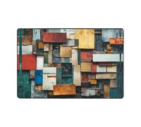 WZYWHJ Memory Fragments Tapis de sol antidérapant pour salon, bureau, table basse, lit, balcon 91,4 x 61 cm