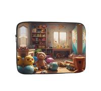 WZYWHJ Messy Toy Room Housse antichoc pour ordinateur portable 13" pour homme et femme, voyage d'affaires, école, bureau, usage quotidien