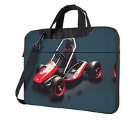 WZYWHJ Mini sac pour ordinateur portable 13" avec intérieur doux, plusieurs poches, idéal pour homme, voyage et affaires, noir