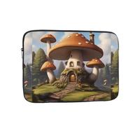 WZYWHJ Mushroom House Housse antichoc pour ordinateur portable 13" pour homme et femme, voyage d'affaires, école, bureau, usage quotidien