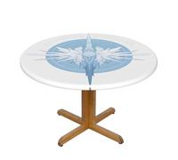 WZYWHJ Nappe ronde de composition centrale imperméable et infroissable pour table de salle à manger