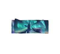 WZYWHJ Northern Lights Bandeau élastique doux pour bébé Motif ours polaire