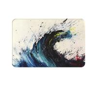 WZYWHJ Paillasson antidérapant 40,6 x 61 cm Facile à nettoyer Convient pour porte d'entrée, salon, salle de bain Superbe image aux couleurs vives