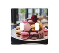 WZYWHJ Panneau en thermoplastique imprimé macaron pour interrupteur mural décoratif qui n'est pas facilement endommagé