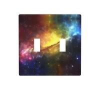 WZYWHJ Panneau thermoplastique coloré avec étoiles pour interrupteur décoratif - Plaque murale qui n'est pas facilement endommagée