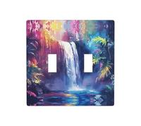 WZYWHJ Panneau thermoplastique en forme de cascade pour interrupteur mural décoratif qui n'est pas facilement endommagé
