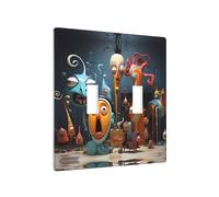 WZYWHJ Panneau thermoplastique imprimé animation artistique pour interrupteur mural décoratif qui n'est pas facilement endommagé