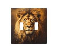 WZYWHJ Panneau thermoplastique imprimé Le Roi Lion terne pour interrupteur Plaque murale décorative qui n'est pas facilement endommagée