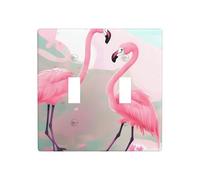WZYWHJ Panneau thermoplastique pour interrupteur Motif flamant rose