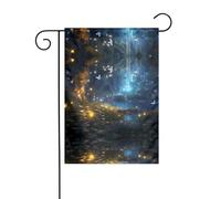 WZYWHJ Papillons dans les contes de fées, décoration de jardin 30,5 x 45,7 cm pour un environnement extérieur tendance