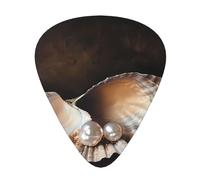 Wzywhj Pearl In The Shell Lot de 12 médiators imprimés pour guitare électrique ou acoustique