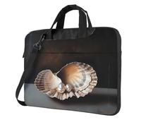 WZYWHJ Pearl in the Shell Printing Sac d'ordinateur portable ultra-fin portable à épaule unique accessoires informatiques doux antichoc pour ordinateurs portables, Noir , 13 inch