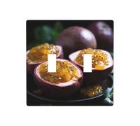 WZYWHJ Plaque murale décorative imprimée fruit de la passion Sweet and Sour 11,4 x 11,4 cm, durable et élégante pour les zones résidentielles et commerciales