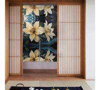 WZYWHJ Pure Lily Blooms Rideaux de qualité d'image - Séparateurs de pièce polyvalents pour la maison, le bureau, la cuisine - Rideau élégant et fonctionnel 86,4 x 142,2 cm