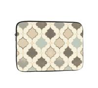 WZYWHJ Quatrefoil Housse résistante aux chocs pour ordinateur portable de 12" pour homme et femme, voyage d'affaires, école, bureau, usage quotidien