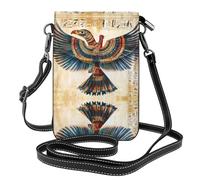 WZYWHJ Sac à bandoulière à rabat en cuir avec motif étrange - Cadeau polyvalent pour femme, marche, camping, shopping et voyage