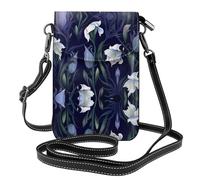 WZYWHJ Sac à bandoulière à rabat en cuir imprimé avec motif carillon - Cadeau polyvalent pour femme, marche, camping, shopping et voyage