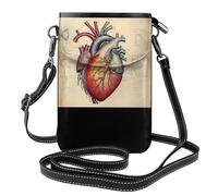 WZYWHJ Sac à bandoulière en cuir pour femme avec bandoulière réglable