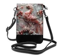 WZYWHJ Sac à bandoulière en cuir pour femme avec bandoulière réglable Jade Bird