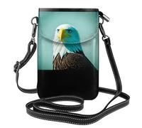 WZYWHJ Sac à bandoulière en cuir pour femme Motif aigle courageux avec bandoulière réglable