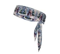 WZYWHJ Serre-tête de sport pour homme et femme avec image de poupée de neige pour course à pied, entraînement, football