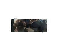 WZYWHJ Serre-tête loup-garou avec nœud pour bébé imprimé HD et élastique doux accessoires pour cheveux pour nouveau-nés et filles