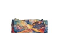 WZYWHJ Serre-tête magique ciel étoilé aquarelle pour bébé et accessoires de cheveux élastiques doux pour nouveau-nés et filles