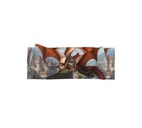 WZYWHJ Serre-tête Mountaintop Dragon imprimé bébé nœud et accessoires de cheveux élastiques doux pour les nouveau-nés et les filles