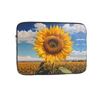 WZYWHJ Sunflowers in the Rising Sun Housse antichoc pour ordinateur portable 17" pour homme et femme, voyage d'affaires, école, bureau, usage quotidien