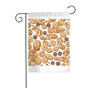 Wzywhj Tableau de décoration double face Motif biscuits et pépites de chocolat 30,5 x 45,7 cm