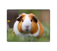 WZYWHJ Tapis de salon, tapis de sol antidérapant, pour chambre d'enfant, tapis de jeu, 160 x 121,9 cm, imprimé cochons d'Inde