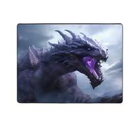 WZYWHJ Tapis de salon, tapis de sol antidérapant, pour chambre d'enfant, tapis de jeu, 160 x 121,9 cm, imprimé dragon fort