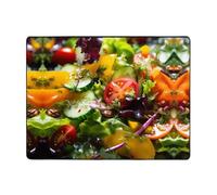 WZYWHJ Tapis de salon, tapis de sol antidérapant, tapis de jeu, 160 x 121,9 cm, motif salades