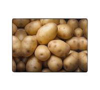 WZYWHJ Tapis de salon, tapis de sol antidérapant, tapis de jeu pour chambre d'enfant, tapis de jeu, 203,2 x 147,3 cm, imprimé pomme de terre