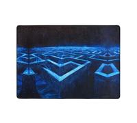 WZYWHJ Tapis de salon, tapis de sol antidérapant, tapis de jeu pour chambre d'enfant, tapis de jeu, 203,2 x 147,3 cm, ligne droite, image de labyrinthe