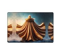 WZYWHJ Tapis de sol antidérapant avec cape brillante - Impression douce et confortable - Bonne absorption de l'eau - Nom pour salon et balcon