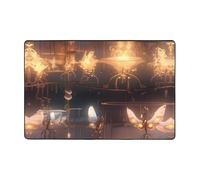 WZYWHJ Tapis de sol antidérapant avec impression d'insectes cristallins 91,4 x 61 cm pour salon, bureau, table basse, lit, balcon