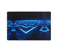 WZYWHJ Tapis de sol antidérapant Ligne droite labyrinthe Image douce et confortable bonne absorption d'eau Taille Nom pour salon et balcon