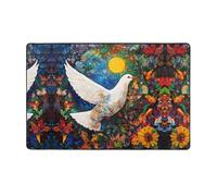 WZYWHJ Tapis de sol antidérapant pour salon, chambre d'enfant, tapis de jeu, 152,4 x 99,1 cm, beau motif pigeon